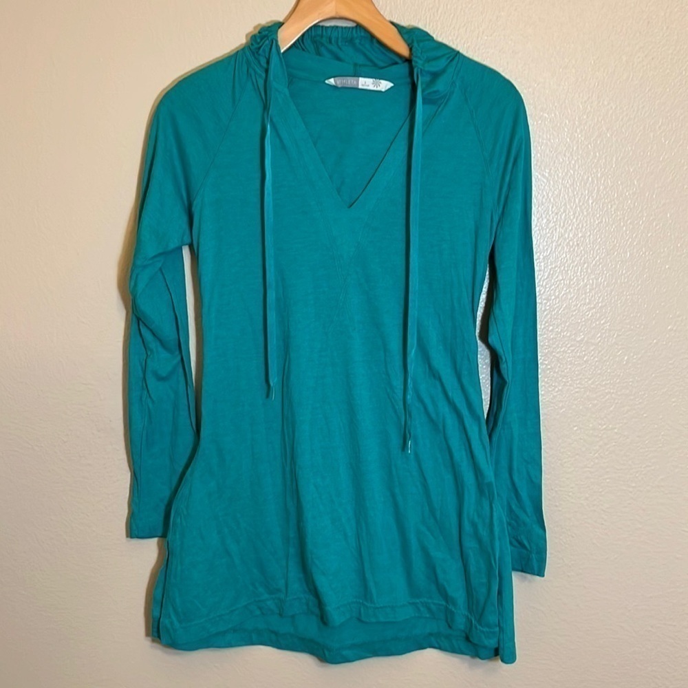 ATHLETA Green Pullover Hoodie Sweatshirt